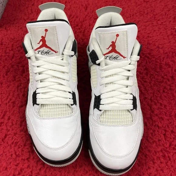 Jordan | Shoes | Size Jordan 4 Retro Og Mid White Cement  display picture 3